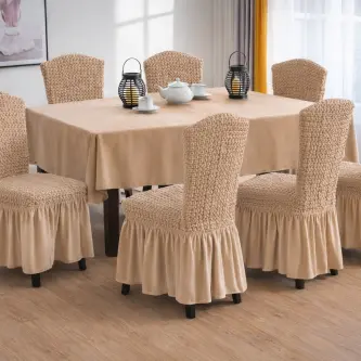 Forro para 6 sillas + mesa rectangular's photo #1