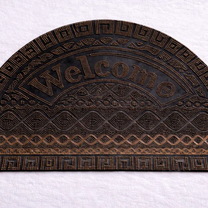 Alfombra welcome patrón curvas's photo #1