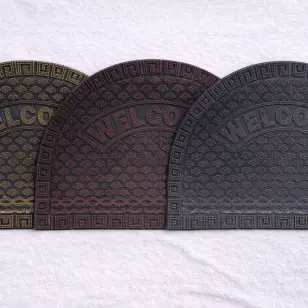 Alfombra welcome patrón rombo's photo #1