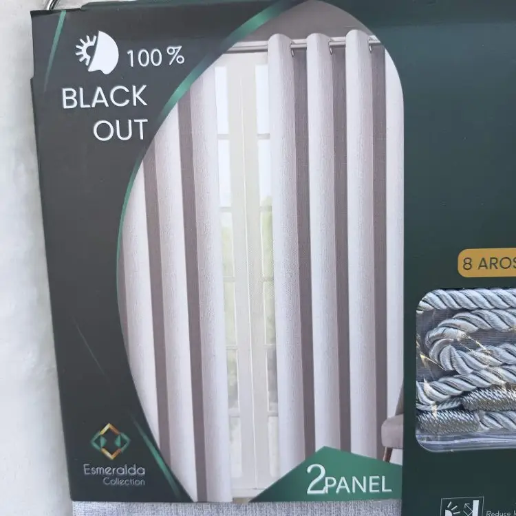 Cortina blackout moderna (2 paneles)'s photo #3