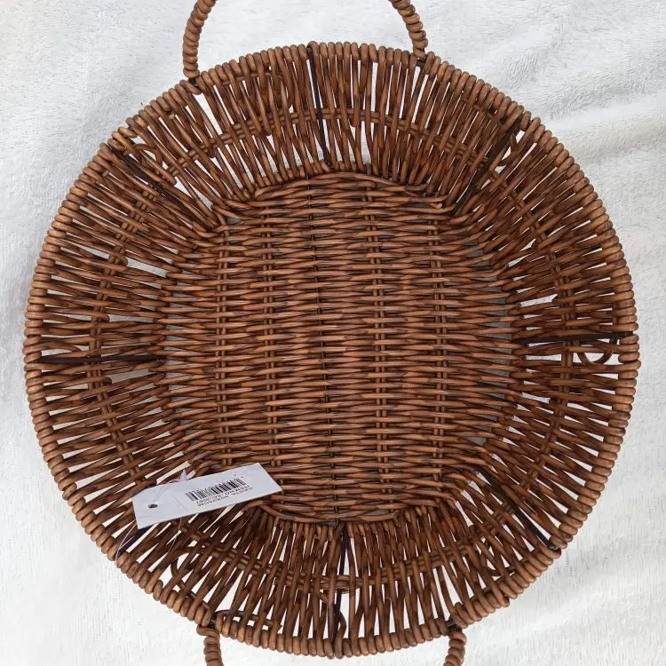 Cesta tipo mimbre redonda's photo #1