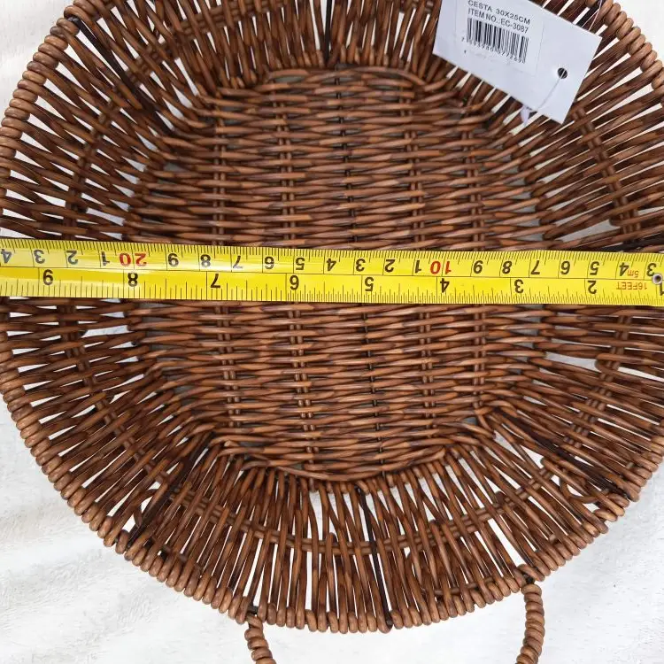 Cesta tipo mimbre redonda's photo #3