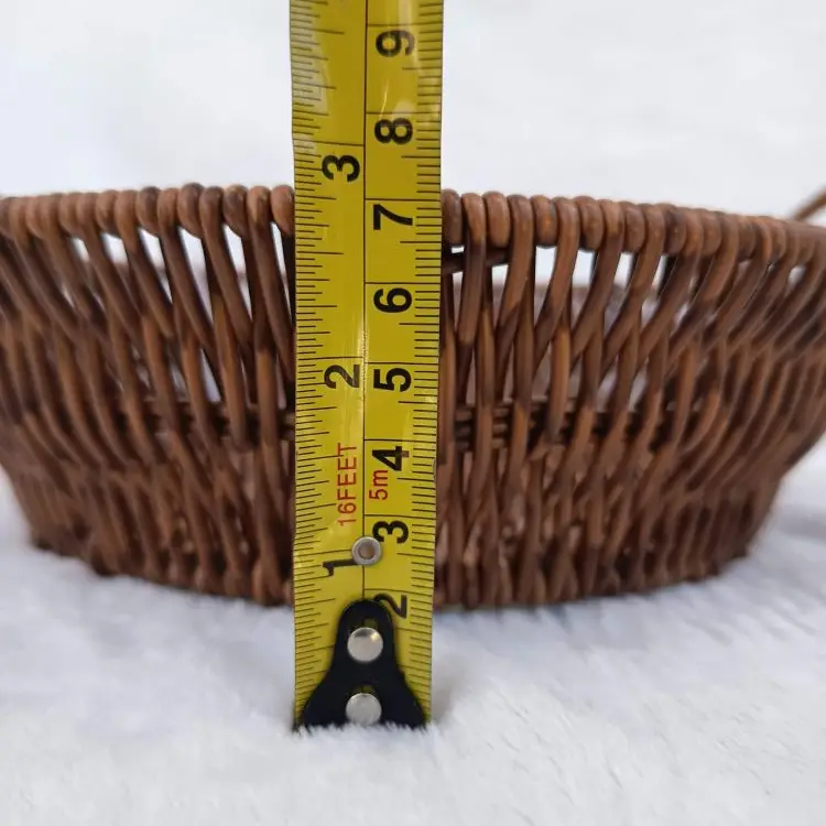 Cesta tipo mimbre redonda's photo #2