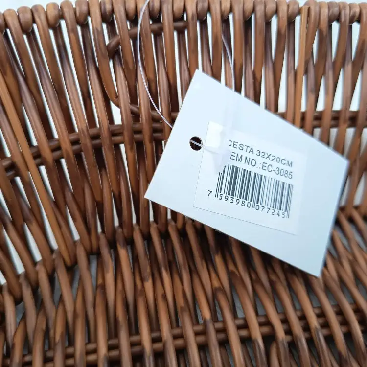 Cesta tipo mimbre ovalada's photo #3