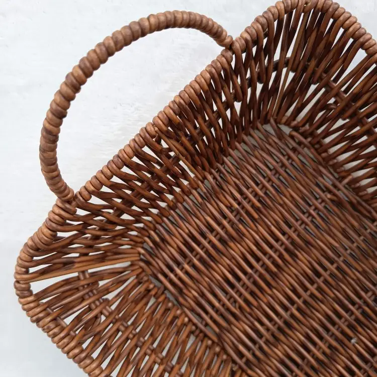 Cesta tipo mimbre rectangular's photo #2