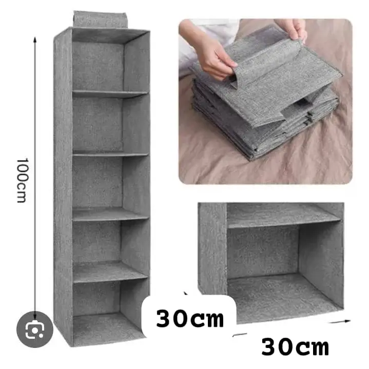 Organizador Colgante de Tela – 5 Niveles's photo #1