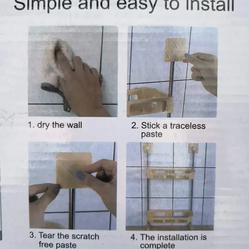 🧴 Organizador de Baño Adhesivo 2 Niveles's photo #8