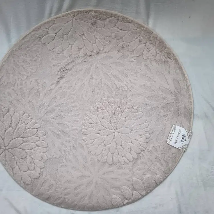 Alfombra Redonda Beige's photo #2