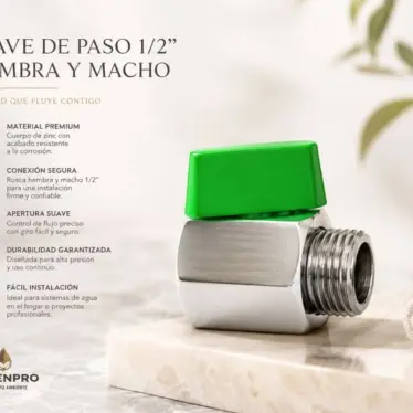 Válvula de paso miniHH 1/2" GPLP83 (hembra-macho))'s photo #1