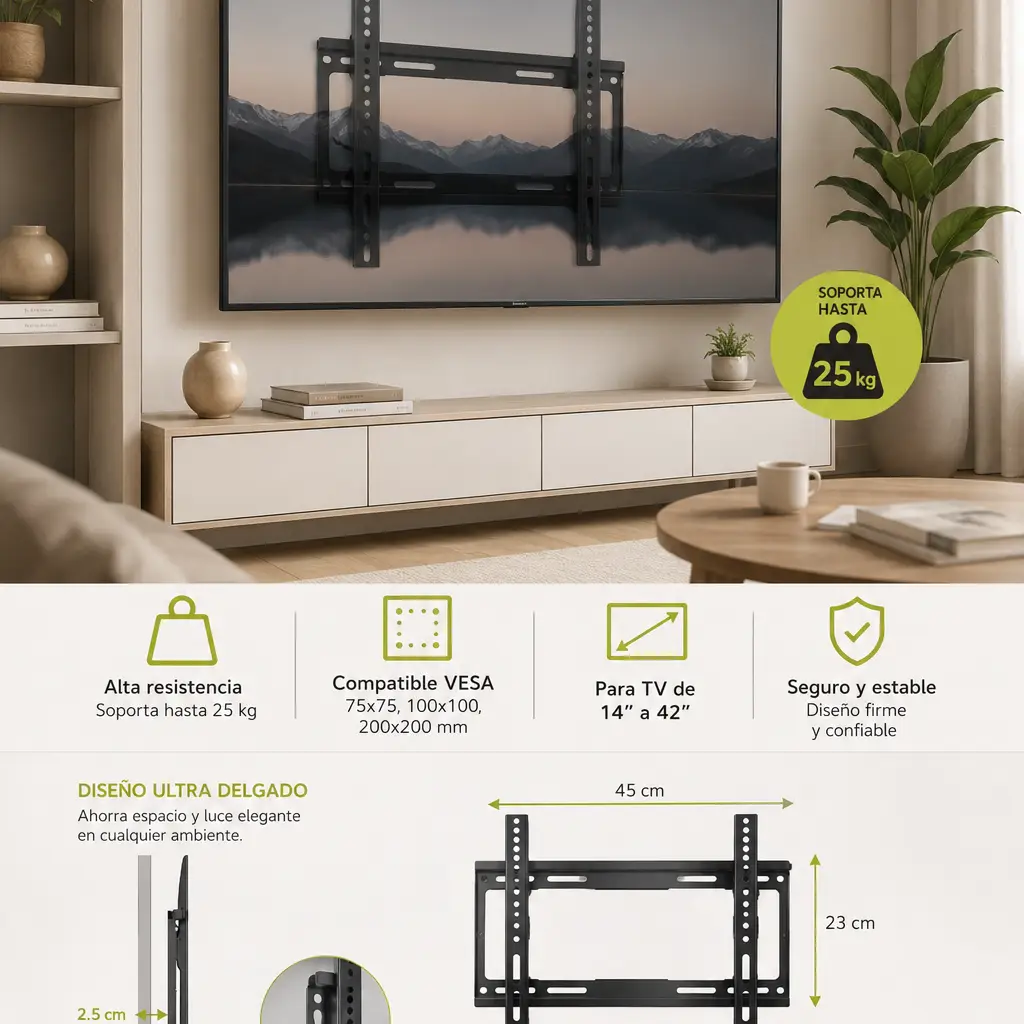 Soporte TV 14”-42”'s photo #2