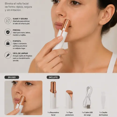 Rasuradora portátil facial's photo #1