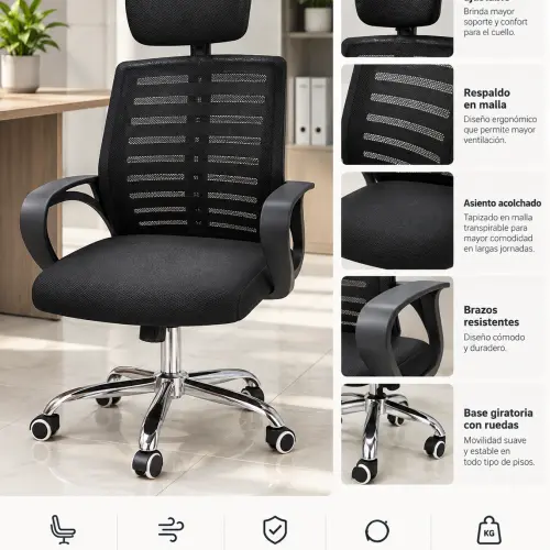 Silla de oficina (23_222) — imagen 1