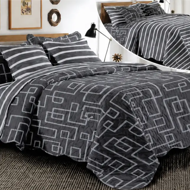 Sobrecama reversible estampada Queen's photo #3