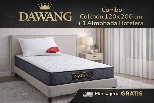 Colchón de resorte 120x200cm Dawang + 1 Almohada's foto | CASAVIVA |  BizneCubano