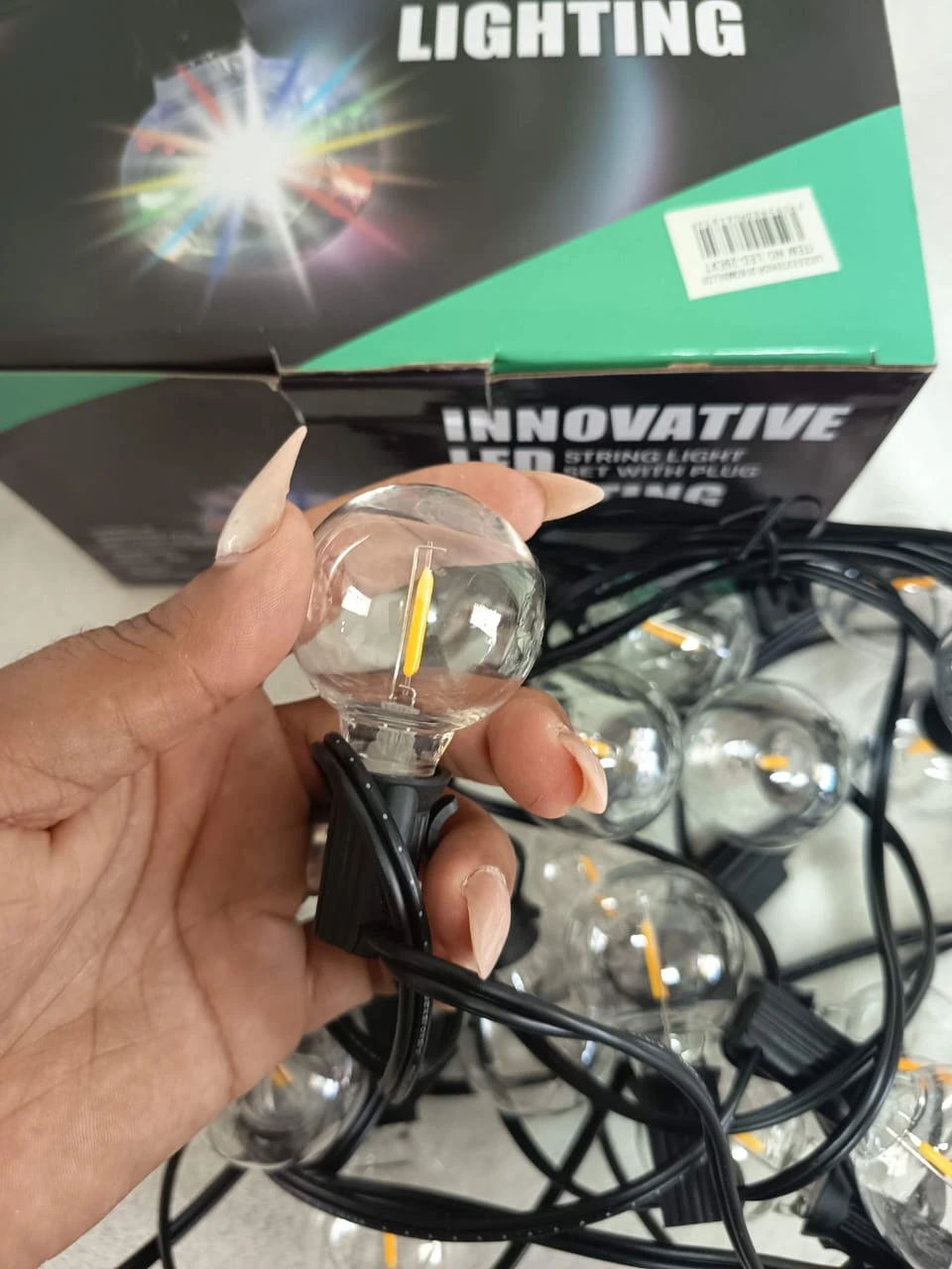 Guirnalda de Luces LED Exterior 20 bombillos's foto | CASAVIVA |  BizneCubano