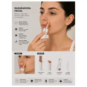 Rasuradora portátil facial miniatura 1