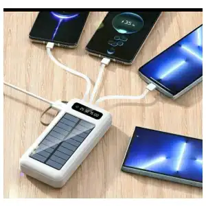 Power bank con panel solar miniatura 2