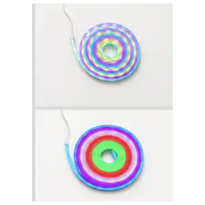 Cintas de luces bluetooth con RGB (5m) miniatura 1
